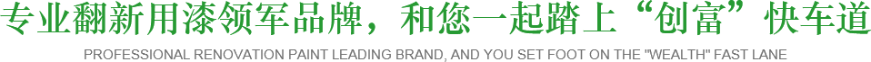專(zhuān)業(yè)翻新用漆領(lǐng)軍品牌，和您一起踏上